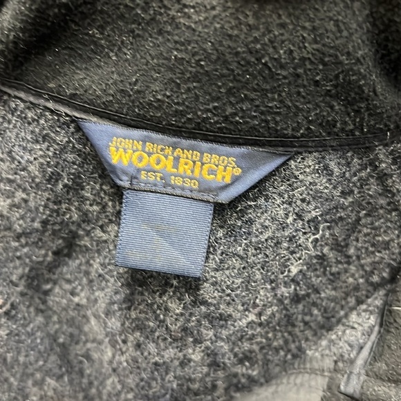 Woolrich Gray Wool Zip Front Jacket Size Small - Picture 11 of 13